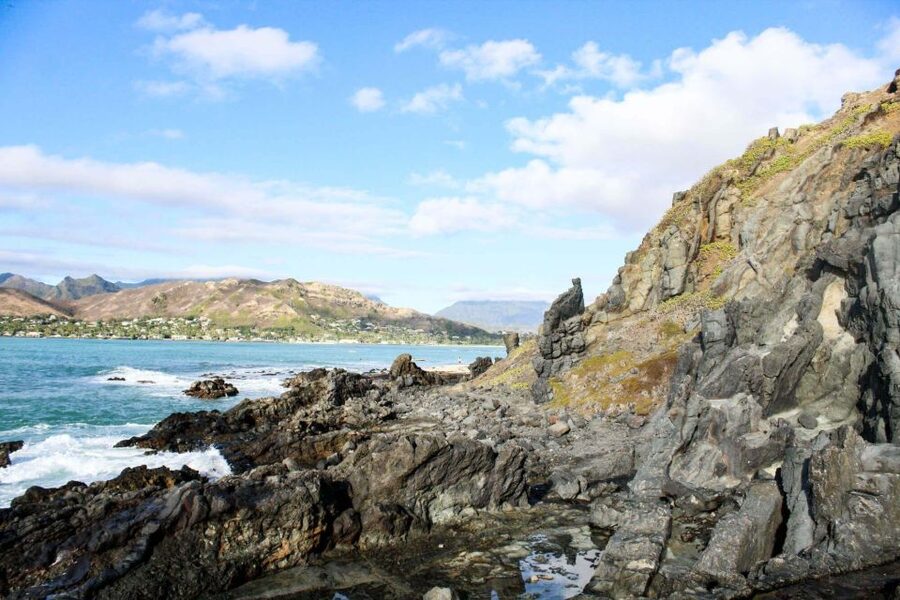 Mokulua Islands Self-Guided Kayak Adventure - Paddling across to the Mokulua Islands