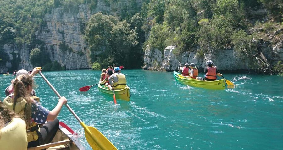 Montpezat: Canoe and kayak rental in the Verdon Gorges - What the water and scenery feel like