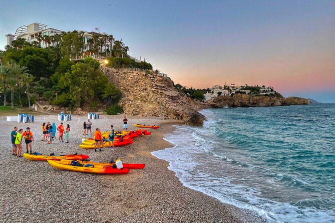 Moonlight Kayak with Dinner Included - Getting set up in a stable open kayak