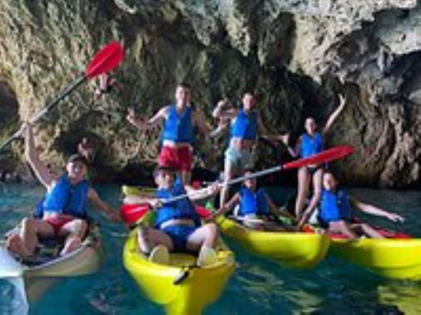 Moraig: Kayak Excursion to Moraig & Cave peces-testos - What to bring and what to expect on shore