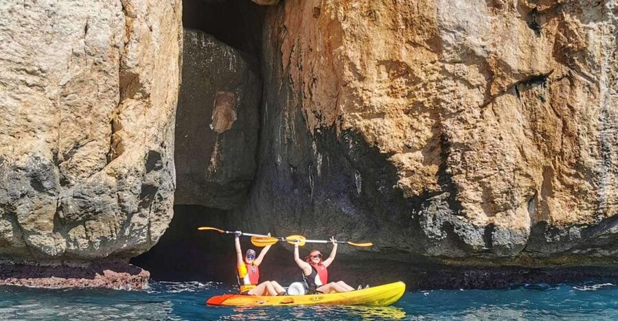 Moraira: Kayak trip from Moraira - The main strengths and the small frustrations