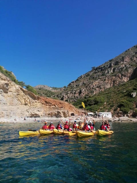 Moraira: Kayak trip from Moraira - Setting out from Cala Les Platgetes