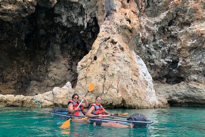 Morning Kayaking Tour to Little Bay - Paddling over the ocean floor in a clear kayak