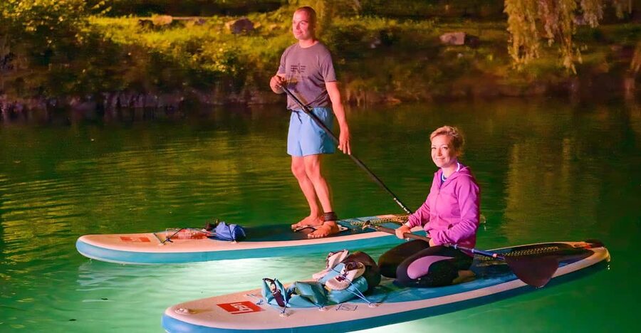 Most na Soci Evening SUP Excursion from Bovec - The 20-minute briefing and equipment fitting