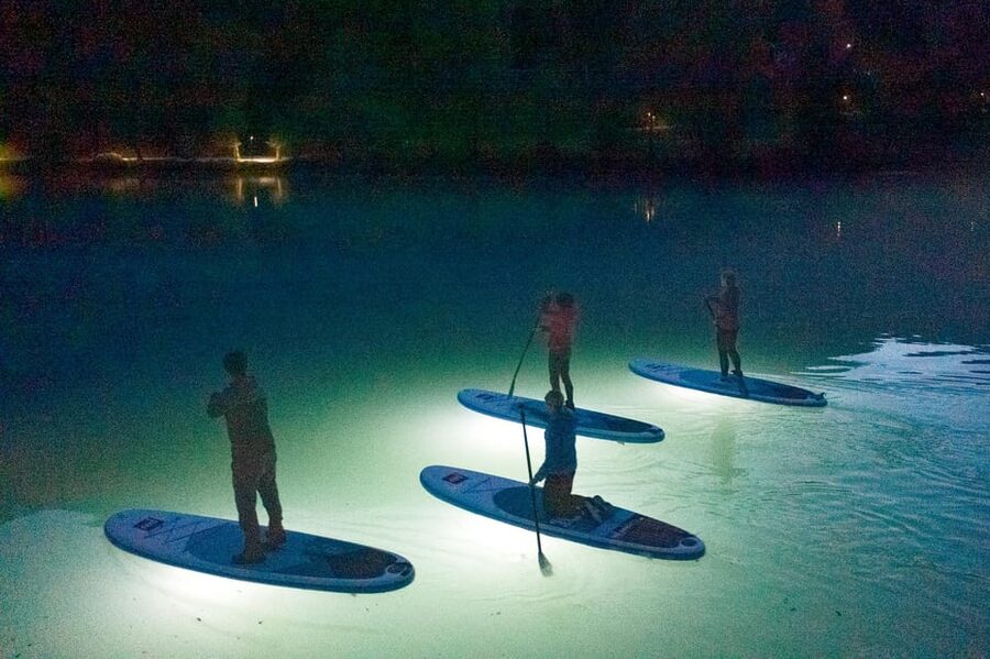 Most na Soci Evening SUP Excursion from Bovec - A snack break on the beach