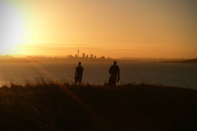 Motukorea / Browns Island Sea Kayak Journey - The summit walk and its wide views