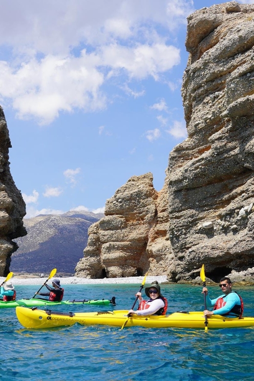 Naxos: Moutsouna Caves Sea Kayak Tour, Snorkeling & Picnic - The key details at a glance