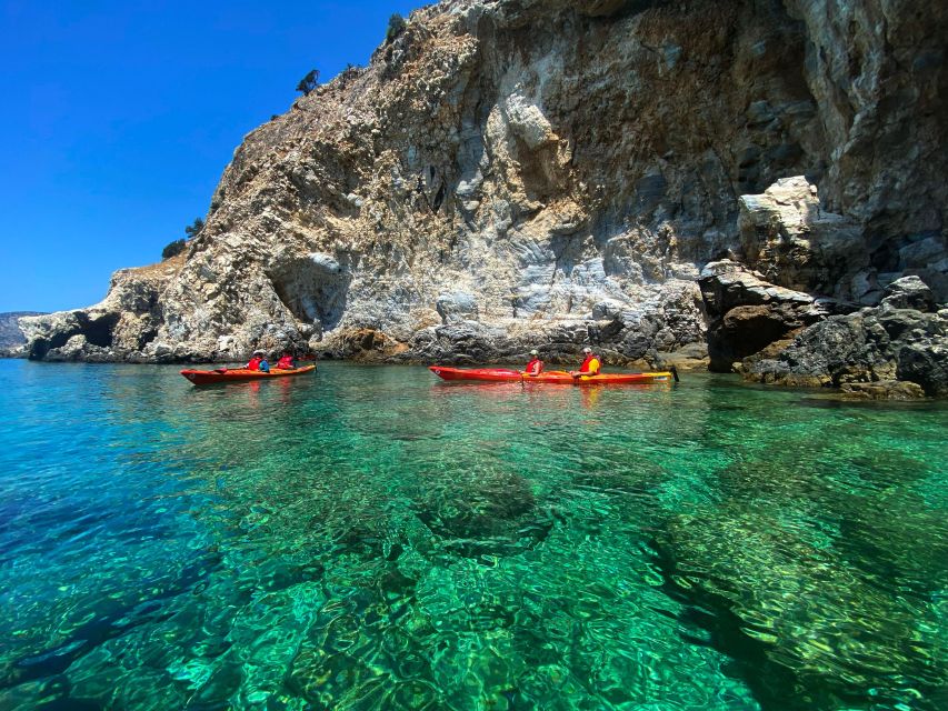 Naxos: Rhina Cave and Coastline Sea Kayaking Tour - Rhina Cave Kayaking: Key Points