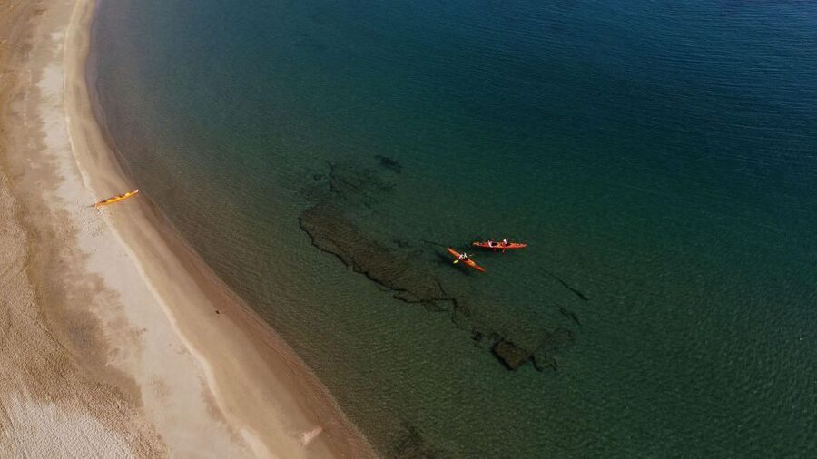 Naxos: Rhina Cave and Coastline Sea Kayaking Tour - Rhina Cave and Its Quiet Beach