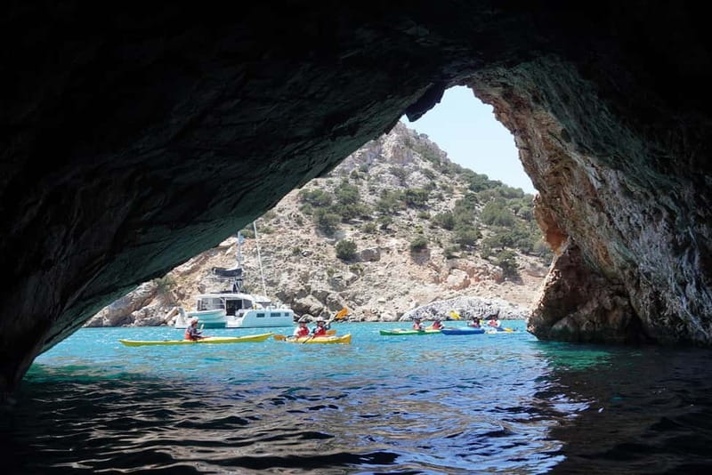 Naxos: Rina Cave Sea Kayak Tour with Snorkeling and Picnic - Following the Southern Coast
