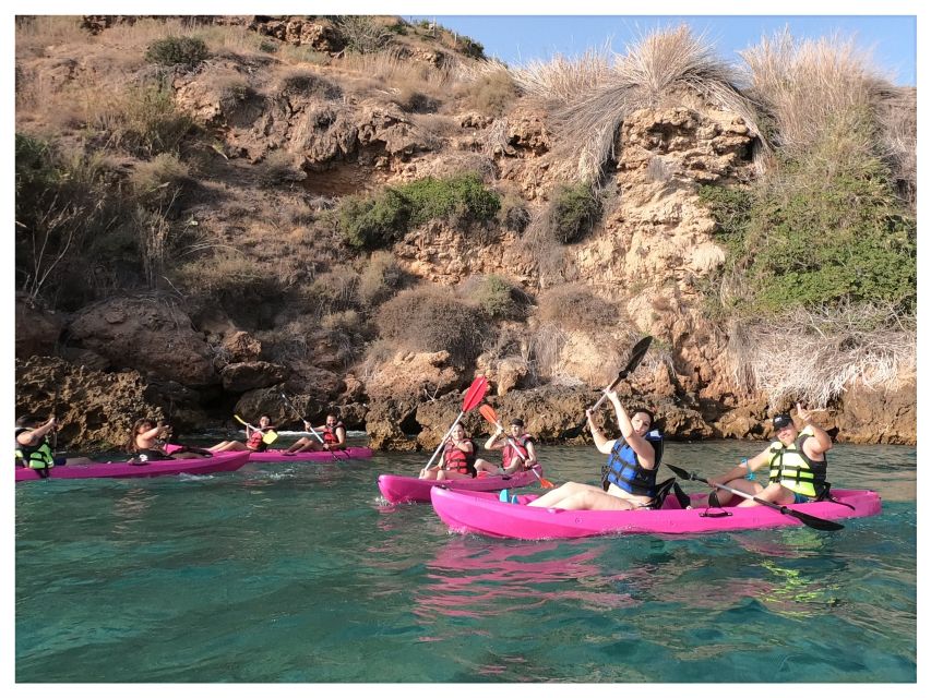 Nerja: Cliffs of Maro-Cerro Gordo Guided Kayak Tour - Coves, Rocks, and the Dry Waterfall
