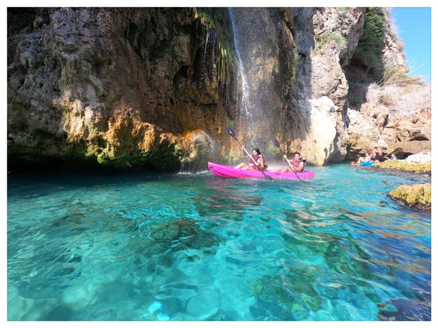Nerja: Cliffs of Maro-Cerro Gordo Guided Kayak Tour - Photos, Videos, and the Support Boat