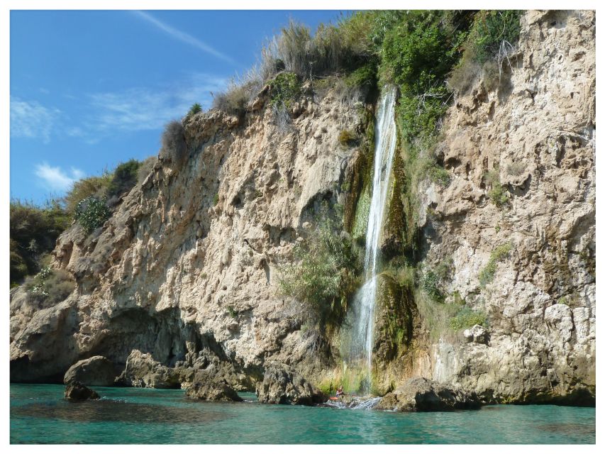 Nerja: Cliffs of Maro-Cerro Gordo Guided Kayak Tour - The First Cliff Views
