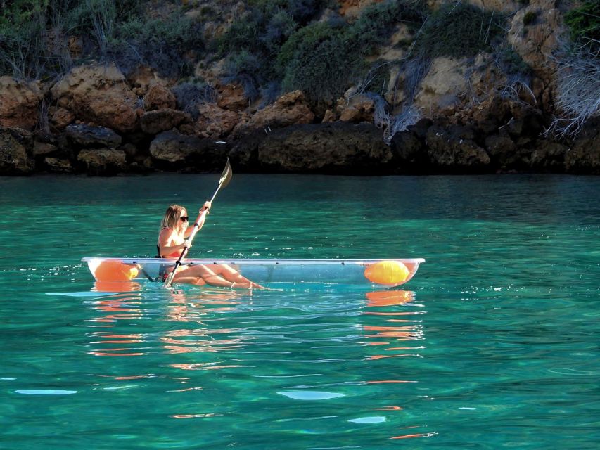 Nerja: Free Kayak Route along the cliffs of Nerja and Maro - Paddling toward the Nerja and Maro cliffs