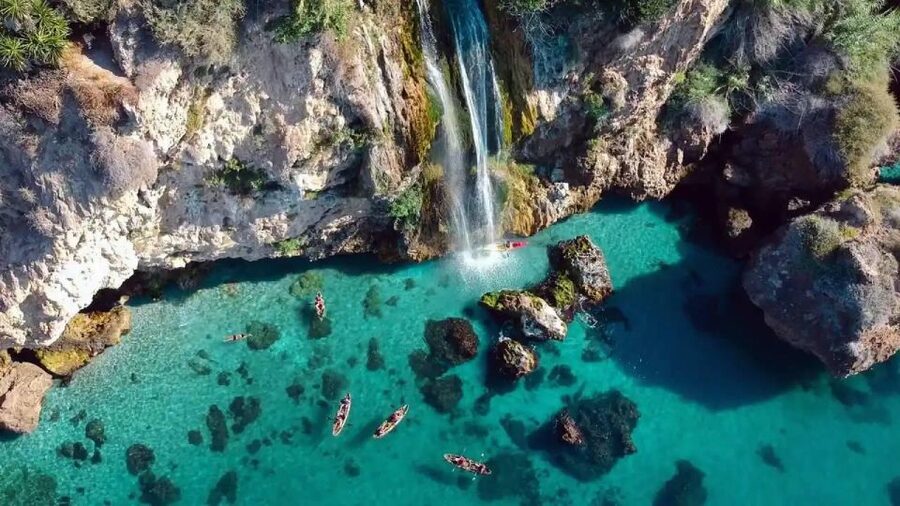 Nerja: Free Kayak Route along the cliffs of Nerja and Maro - Starting at Playa de Burriana