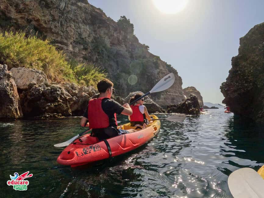 Nerja: Free kayaking route (without a tour guide). 2.5-hour tour. Nerja-Maro Waterfall. - Barranco de Maro Cove and Caleta de Maro