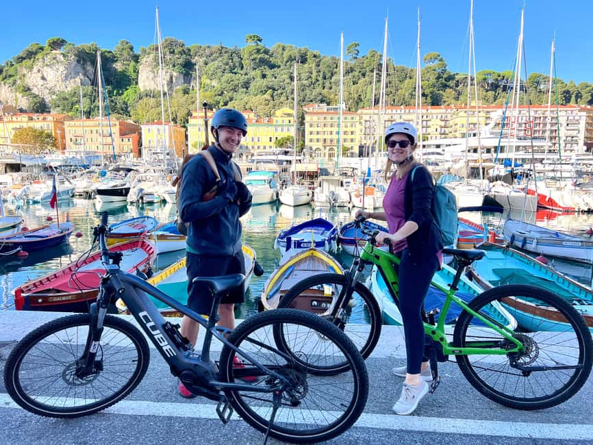 Nice: Villefranche-sur-Mer E-Bike and Paddleboard Tour - A short stop at Nice Harbour
