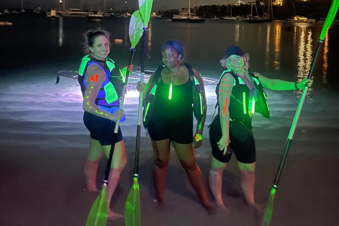 Night Kayak Tour St. John - Westin Resort - Glow paint, photos, and getting ready