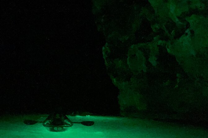 Night Kayaking with Liquid Glow - What you can see beneath the kayak