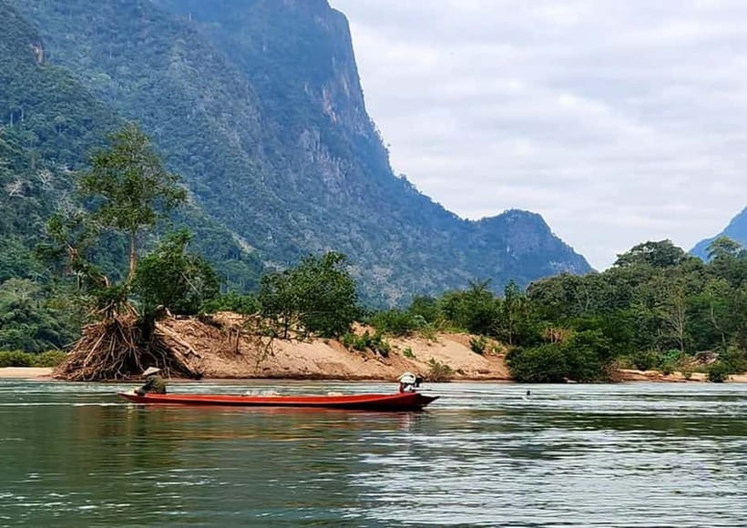 Nong Khiaw: Muang Ngoi, View Point, Water Fall and Kayaking - Sunset kayaking on the Nam Ou