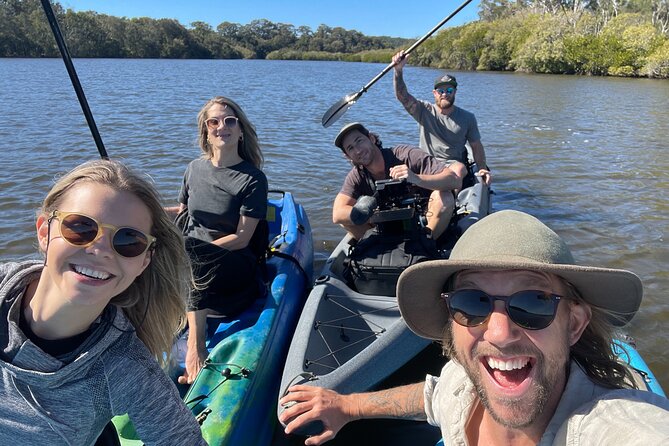 Noosa Everglade Kayak -South/Noosa End - Searching for Stingrays! - Small groups and the guide make the difference