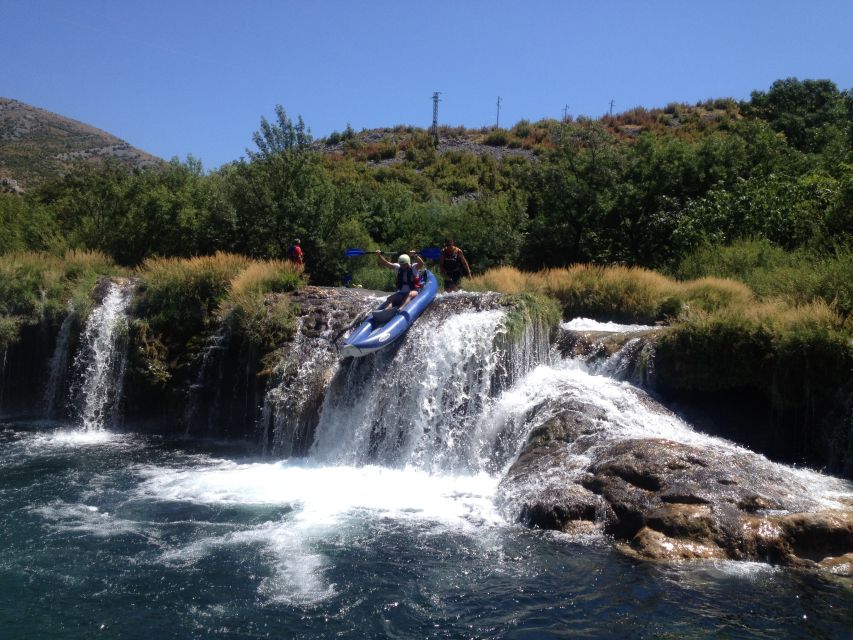 Obrovac: Rafting or Kayaking on the Zrmanja River - Paddling 14.5 kilometers through the canyon