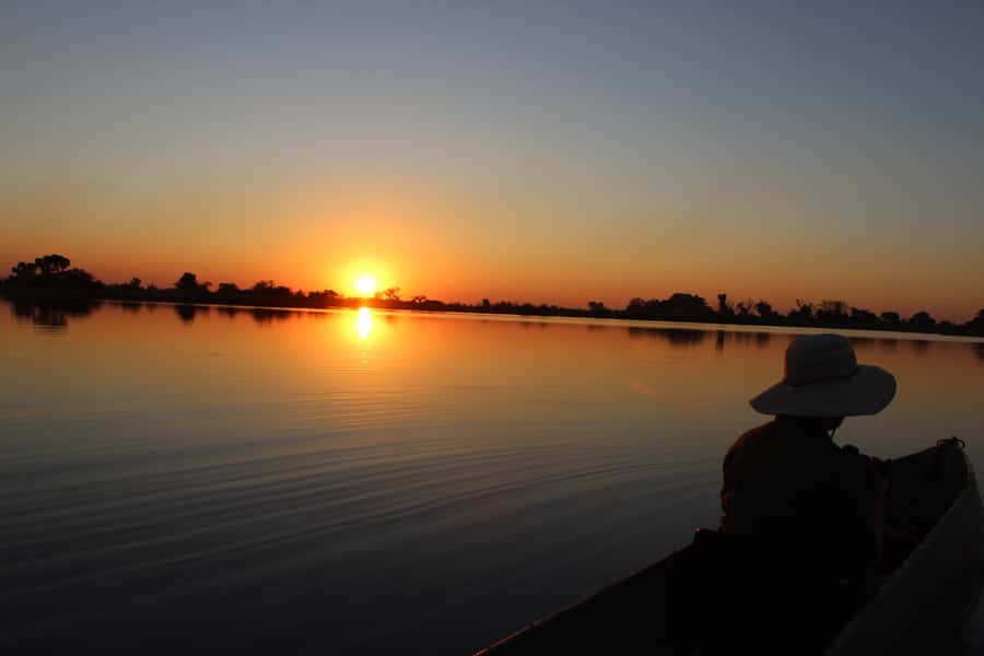 Okavango Delta: Mokoro Day Tour - The mokoro ride through shallow Delta channels