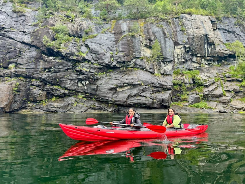 Olden: Experience Beginner-friendly Fjord Kayaking - Getting comfortable in a stable kayak