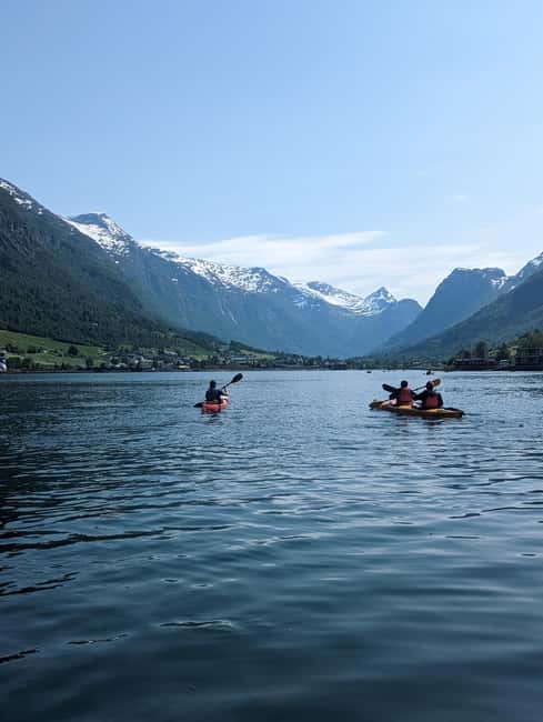 Olden: Fjord Kayaking + Drysuit & Safety Boat - Key points at a glance