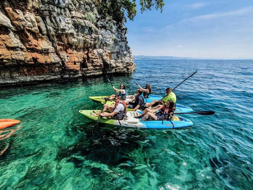 Opatija: Cliffs and caves kayak adventure - Paddling along Opatija’s coast