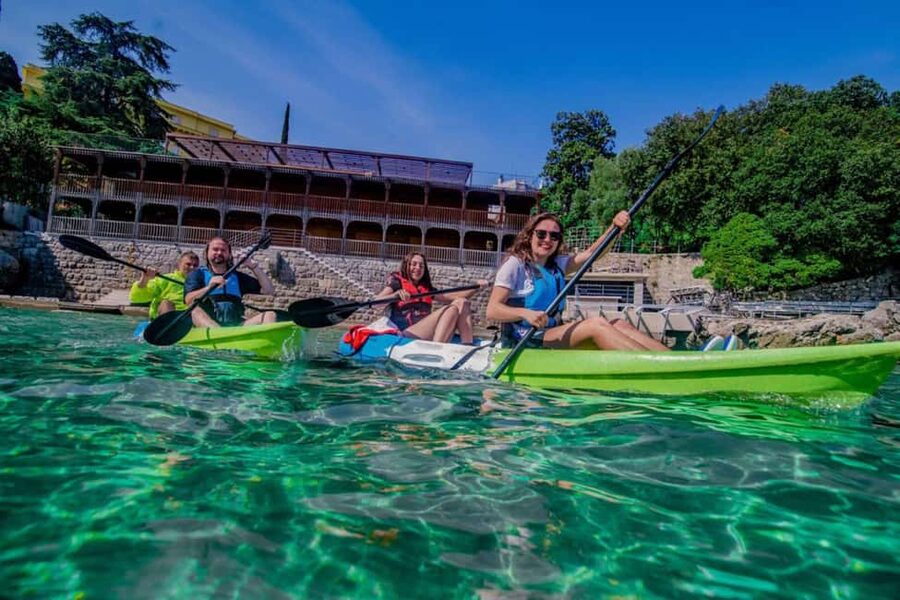 Opatija: Explore kayak adventure - Starting at Slatina Beach in Opatija