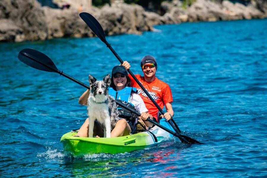 Opatija: Explore kayak adventure - Paddling from Slatina toward Volosko