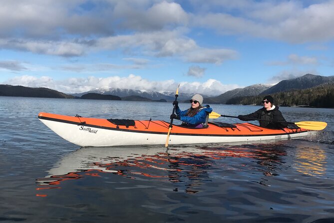 Orca Cove Sea Kayaking - Getting set up on the 57-foot catamaran