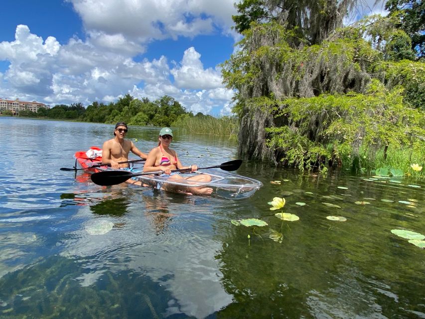 Orlando: Clear Kayak and Paddleboard 2-Hour Rental - Choosing Between a Clear Kayak and Paddleboard