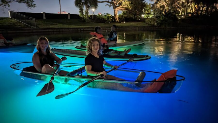 Orlando: LED Night Glow Clear Kayak or Paddleboard Tour - Why this nighttime paddle works in Orlando