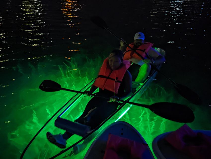 Orlando: LED Night Glow Clear Kayak or Paddleboard Tour - Choosing between a clear kayak and paddleboard