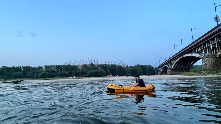 Packrafting kayaking guided tour Vistula river Warsaw Poland - What the $36 Price Gets You
