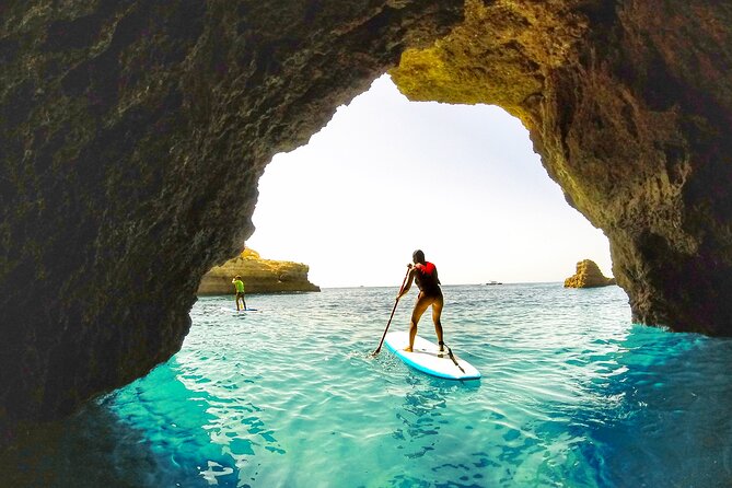 Paddle & Explore: Albufeira SUP Tour - Praia da Coelhinha and the coastal caves
