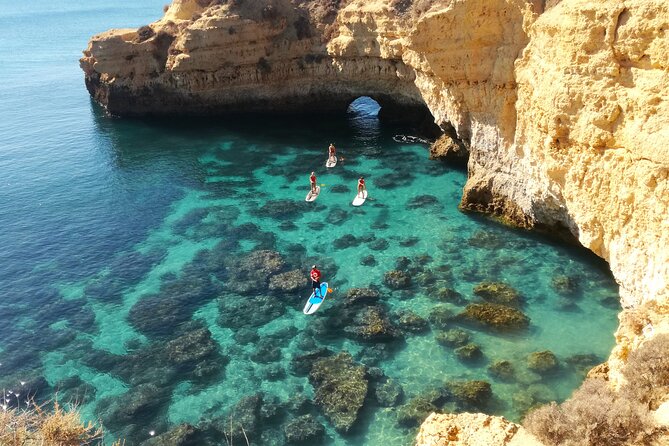 Paddle & Explore: Albufeira SUP Tour - A quiet beach stop gives you a break