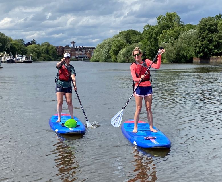 Paddleboard Experience on the beautiful Thames at Richmond - Getting Comfortable on the Board