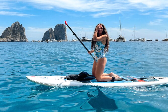 Paddleboard in Capri between caves and beaches. Photos included! - How difficult is the paddleboard route?