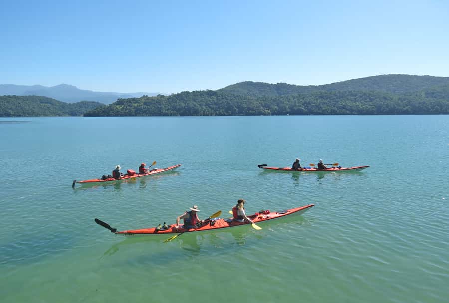 Paraty Bay: Half-Day Mangroves and Beaches Tour by Kayak - The beach stop: swimming, refreshments, and a pause