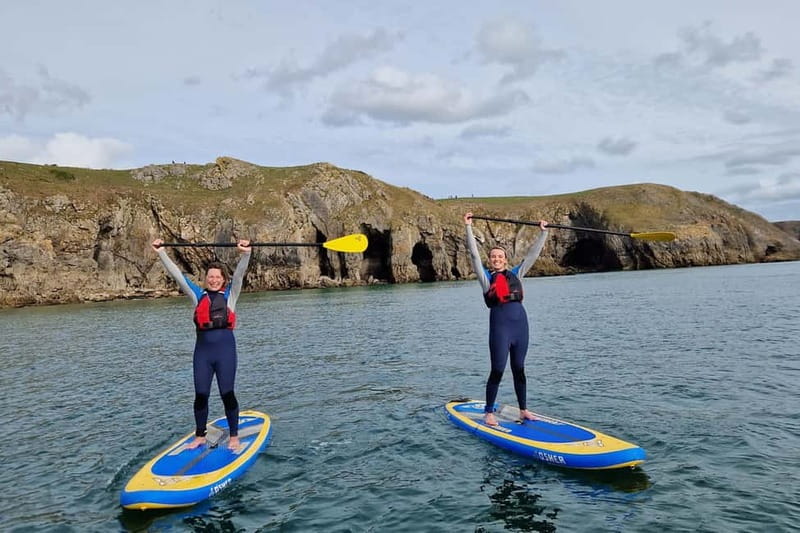 Pembrokeshire: Paddle Boarding At Tenby North Beach - The safety briefing makes the first minutes easier