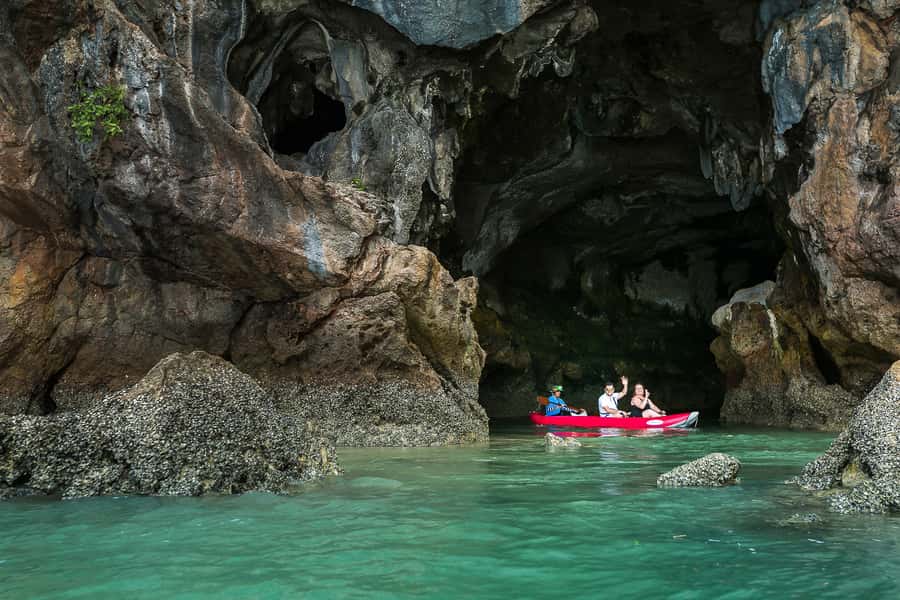 Phang Nga Bay Highlights: Kayaking and Cave Exploration Tour - James Bond Island: famous, photogenic, and crowded