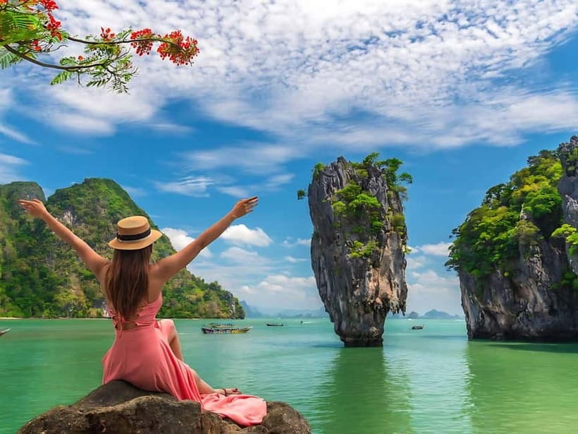 Phuket: James Bond Island Sea Canoeing by Speedboat+ 2 Meals - From Patong to Boat Lagoon Port