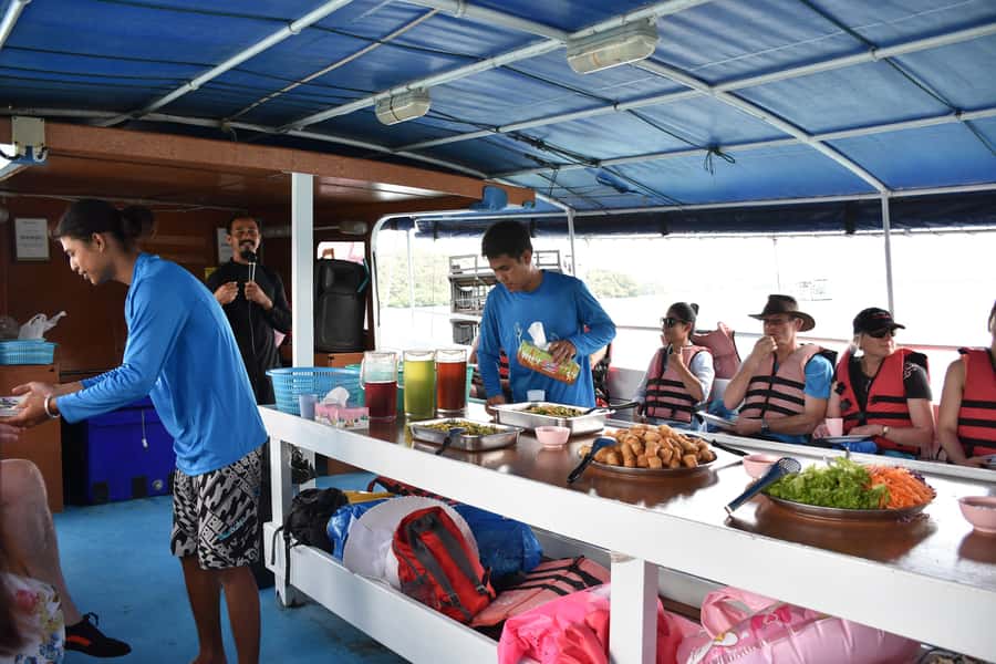 Phuket: James Bond Island Tour with Sea Cave Kayaking - Hong Island, cliffs, clear water, and swimming time