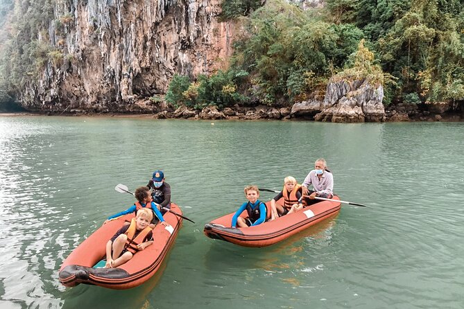 Phuket: Phang Nga Bay Bioluminescent Plankton and Sea Canoes tour - Ko Panyi dinner and village atmosphere
