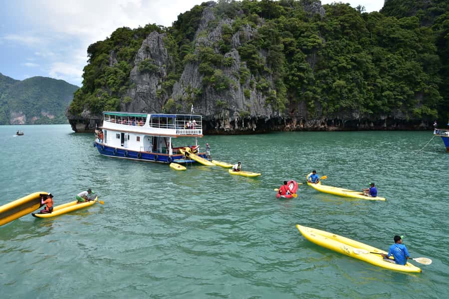 Phuket: Starlight Hong Sea Cave & Glowing Plankton by Kayak - Panak Island and the first cave system