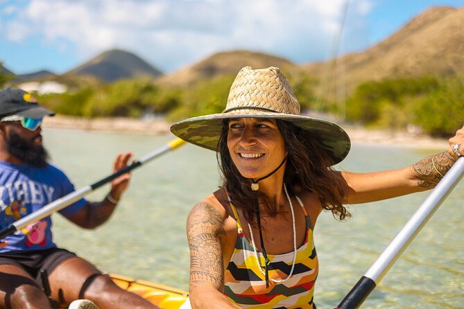 Pinel Island Adventure: Tandem Kayak Experience - Snorkeling and wildlife along the route
