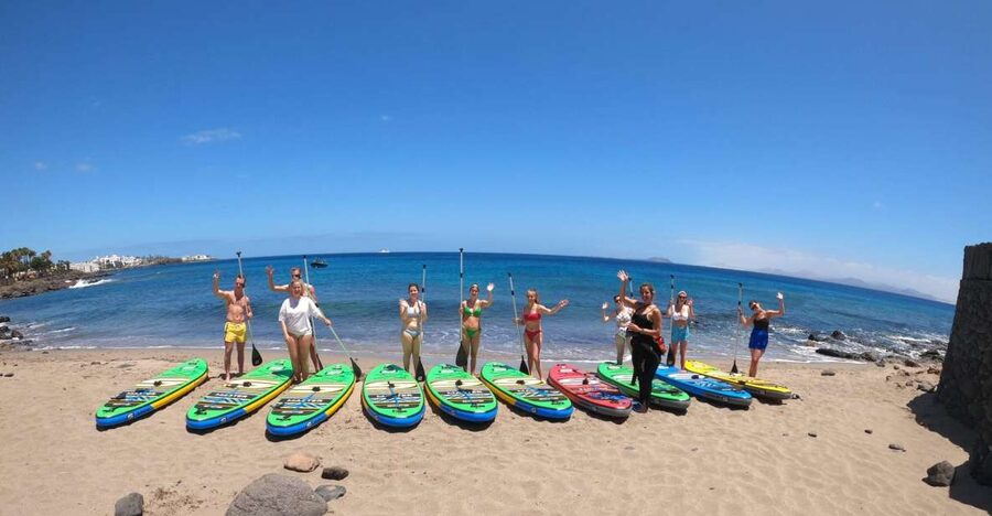 Playa Blanca: Stand up paddle class for beginners - The instructors make the difference